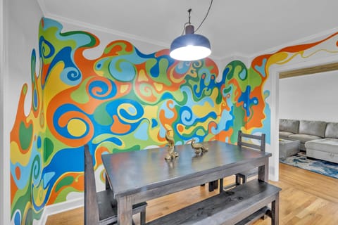 Indoors, Art, Painting, Furniture, Living Room
