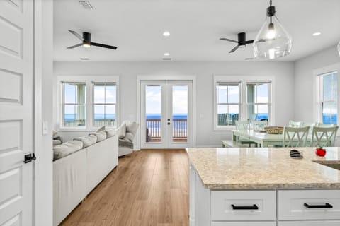 House, Ocean View | Private kitchen | Coffee/tea maker, full-size fridge, microwave, oven
