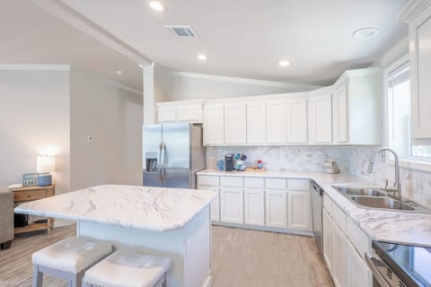 Well-stocked kitchen