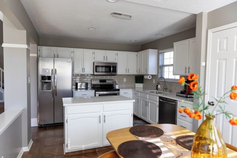 Fully stocked kitchen