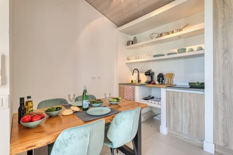 Kitchen and dining area