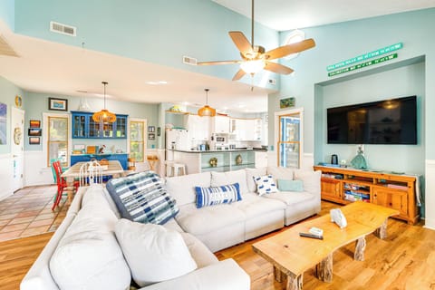 Kill Devil Hills Vacation Rental | 3BR | 2.5BA | 2,285 Sq Ft | Stairs Required