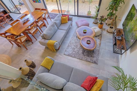Enjoy meals together in our open-plan dining area.