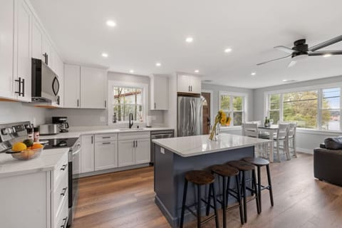 Cook like a chef in this bright, modern, fully stocked kitchen