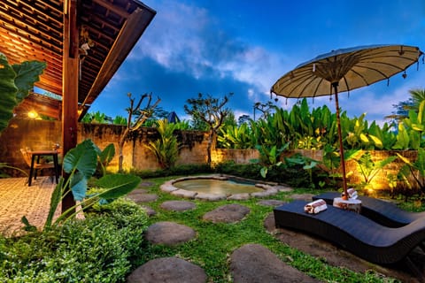 Luxury Villa, 1 King Bed, Private Pool, Garden View | 1 bedroom, premium bedding, desk, laptop workspace