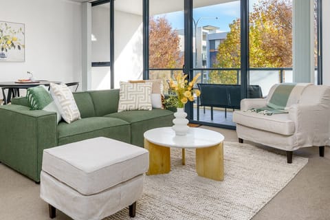 Enjoy the relaxed bush vibe from the spacious comfort of the 3-seater couch.