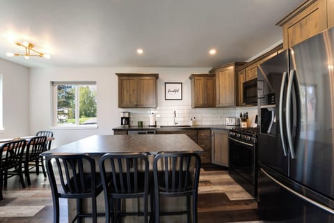 Kitchen with Bar Seating | Upper Level