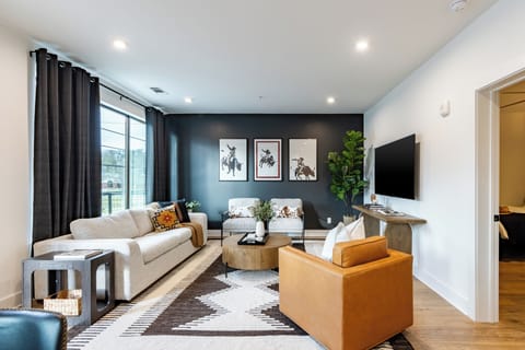 Unwind by the TV where comfort meets entertainment.