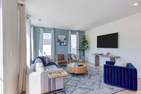 Comfortable seating and natural light make this a perfect gathering spot.