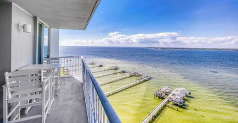 Enjoy relaxing views of the Pensacola Bay.