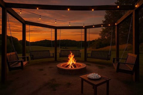 Sunsets at the fire pit are unmatched!