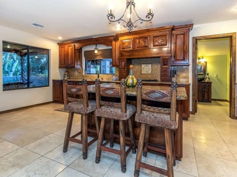 Kitchen Island with 2nd Bathroom & Laundry to the right