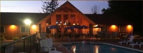 Front of property - evening/night