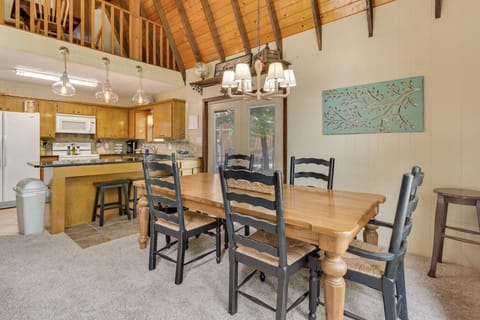 Dining table with seating for 6