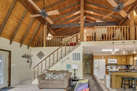 Open concept living room and kitchen