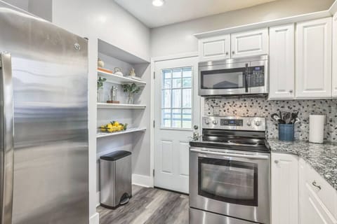 Microwave and Refrigerator