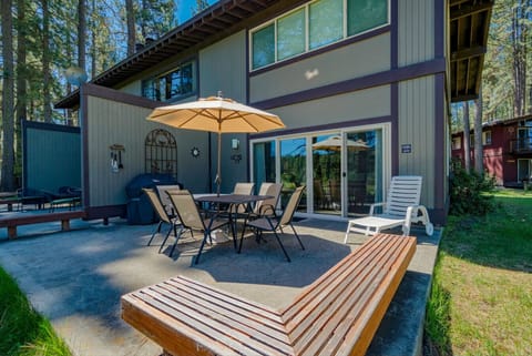 Private patio with all the necessities