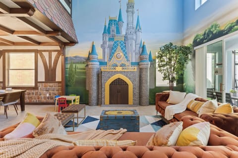 Castle-Themed Living Room