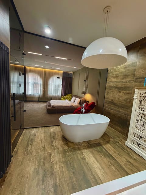 Luxury Double Room, Private Bathroom, City View | In-room safe, desk, laptop workspace, blackout drapes