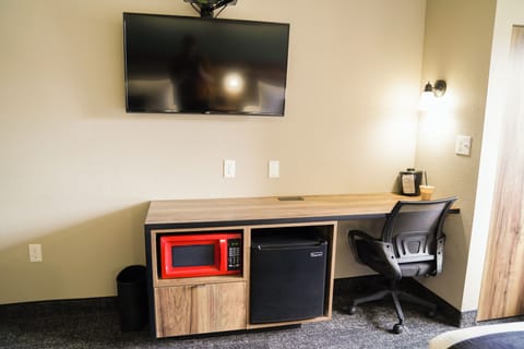 Standard Room, 2 Queen Beds | Desk, blackout drapes, iron/ironing board, free WiFi