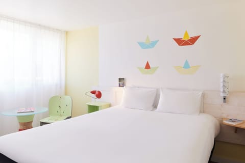 Blackout drapes, soundproofing, iron/ironing board