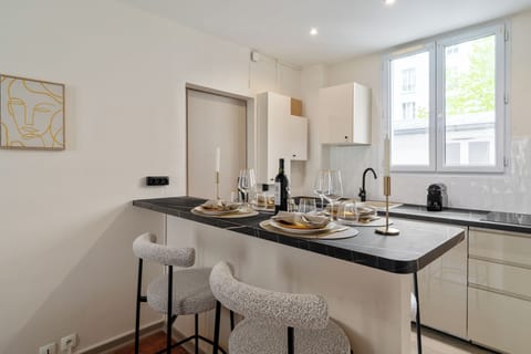 Superior Apartment | Private kitchen | Microwave, stovetop, espresso maker, electric kettle