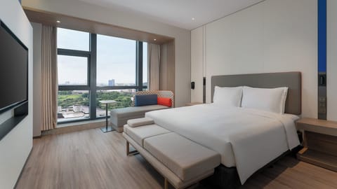 Suite, 1 Bedroom | Down comforters, desk, laptop workspace, blackout drapes