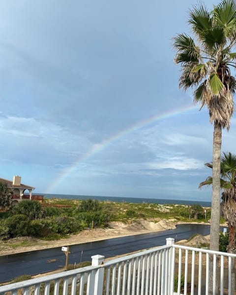 This was the first photo before we began renovation. What a view!