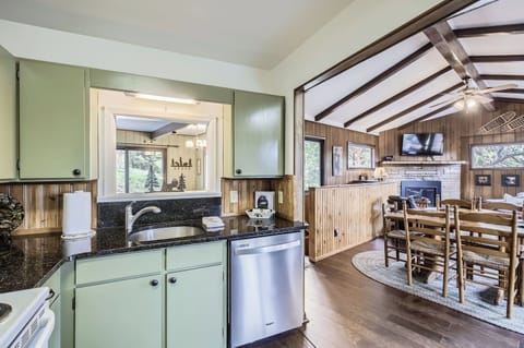 One Particlular Cabin Kitchen and Dining Table