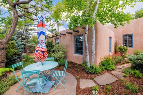 Enjoy the quiet courtyard and dine alfresco.