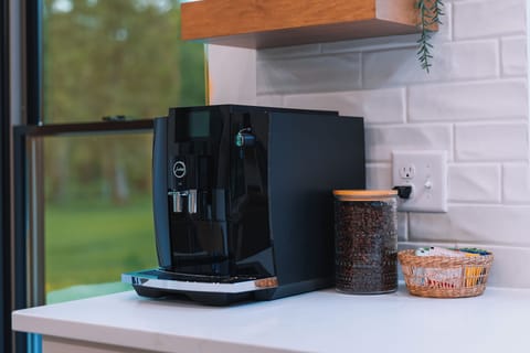 Start your day off with a push of a button! The Jura machine provides the perfect cup of morning coffee.