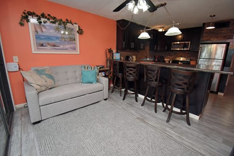 Open Living and Kitchen Area