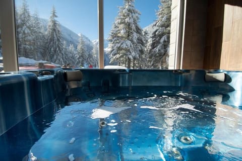 Sauna, hot tub, steam room, deep-tissue massages, sports massages