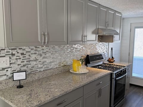 Full Kitchen with all necessary appliances and utensils to prepare any meal.