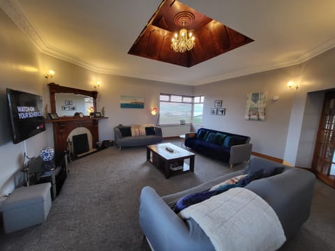 This spacious living room is perfect to relax after a full day of exploring all that Sligo has to offer