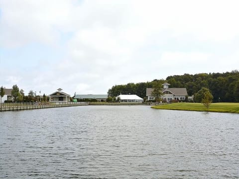 Positioned beautifully by the water, this clubhouse offers upscale amenities and easy access to relaxation and recreational activities for all ages.