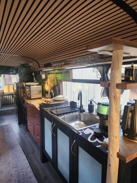 Our mini kitchen with a everything you need.