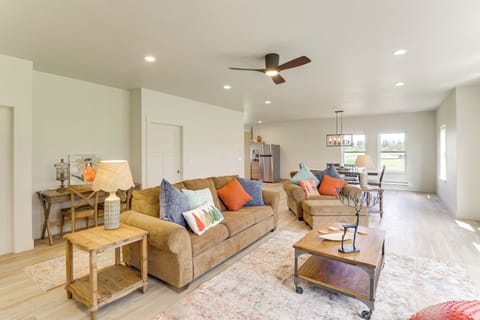Columbia Falls Vacation Rental | 2BR | 2BA | Stairs Required | 1,700 Sq Ft