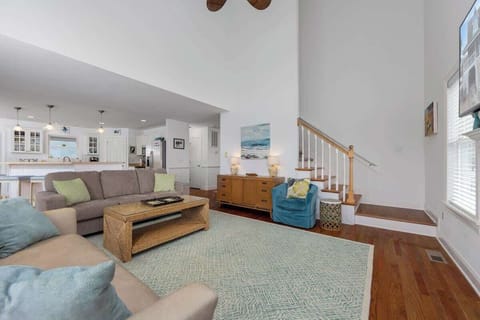 Living Room with Soaring Ceilings and Natural Light!