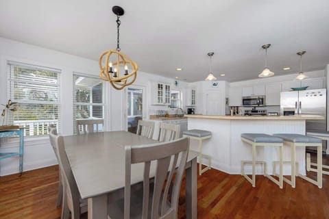 Dining Table with Seating for 6 + Bar Seating for 4