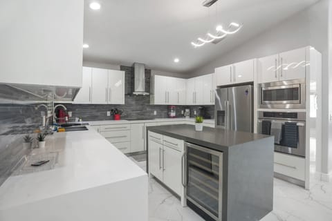 Modern kitchen filled with all your amenities