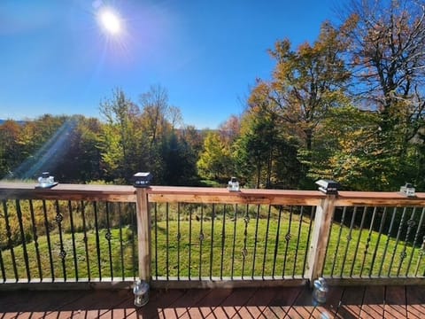 View from deck, late fall