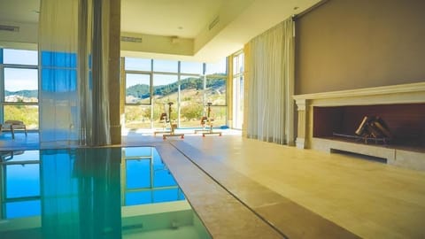 Indoor pool, seasonal outdoor pool
