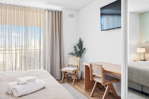 A dedicated workspace with natural light, perfect for getting things done while enjoying your stay.