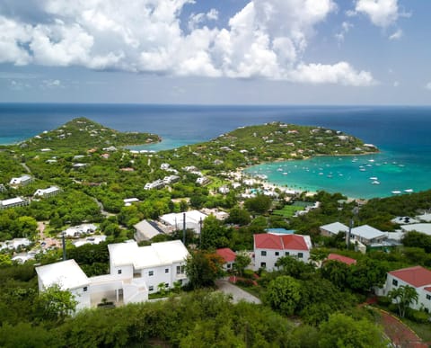 Breathtaking hillside views overlooking vibrant turquoise waters