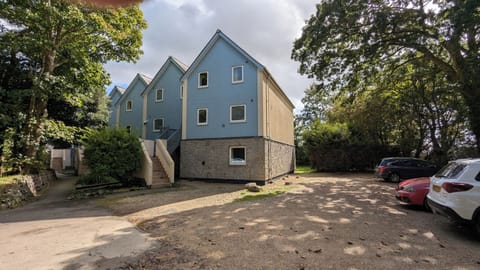 Car park at rear of building