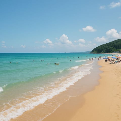 Beach nearby