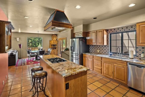 Fully equipped kitchen makes cooking a breeze during your stay.