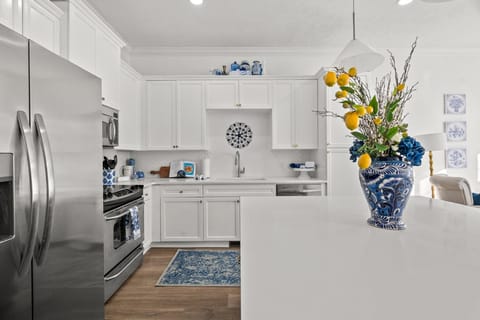 All new stainless steel appliances