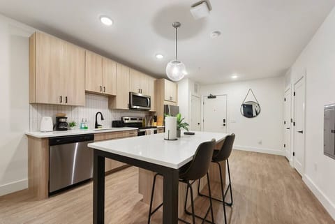 The dining room encourages you to gather with friends, enjoy a drink, and create lasting memories.